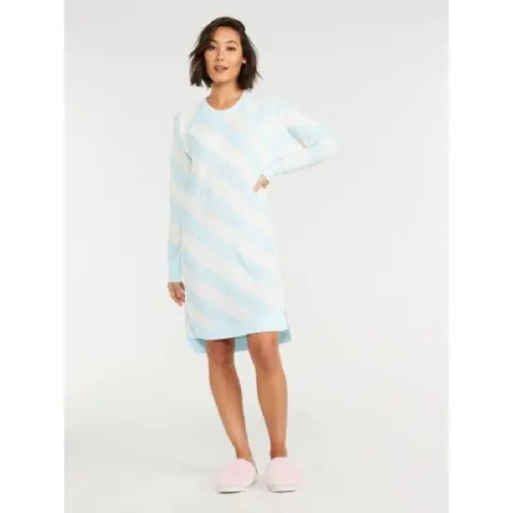 Peter Alexander Pastel Blue and white pijama dress